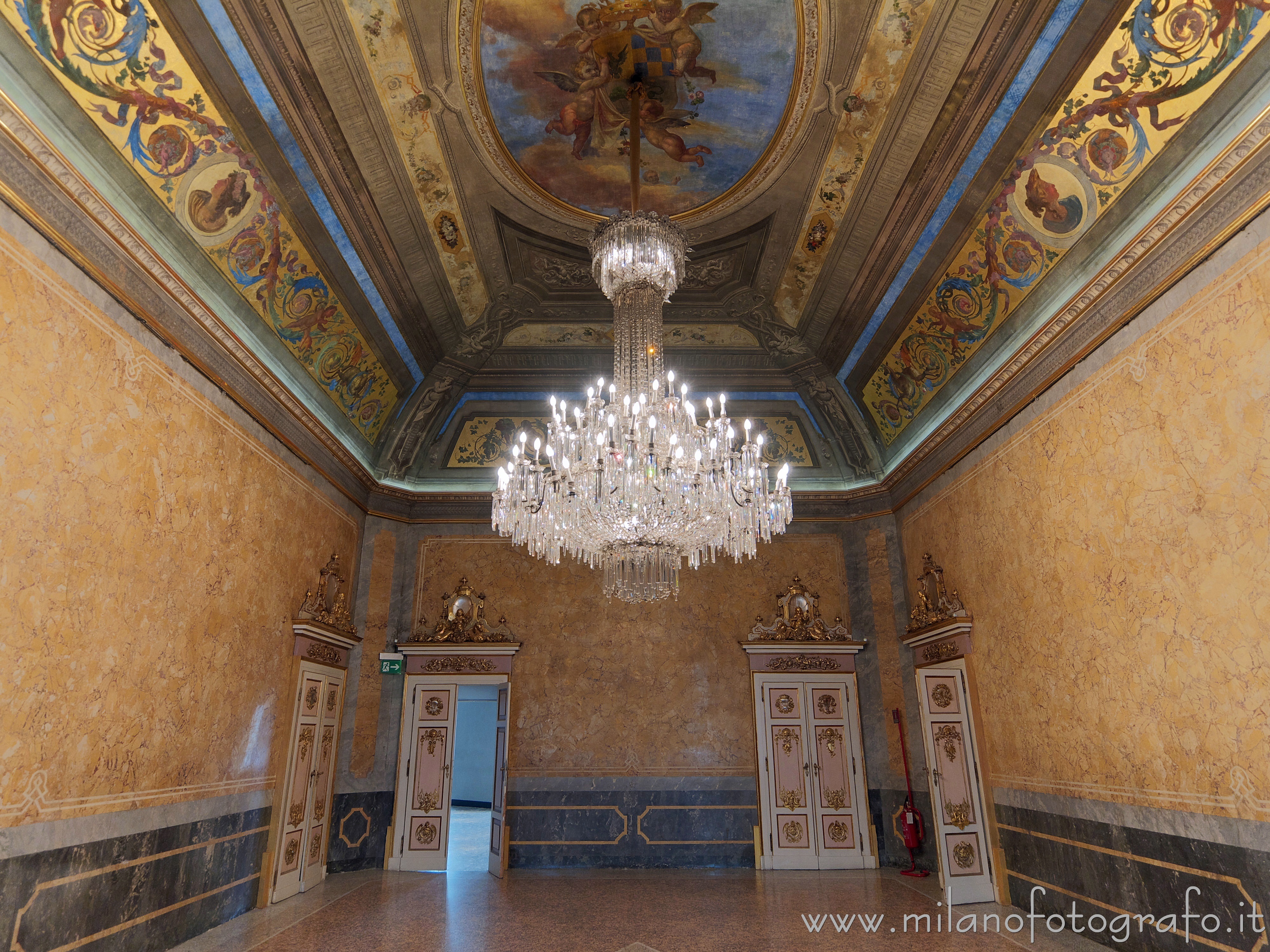 Milan (Italy) - Beauharnais Hall in Serbelloni Palace